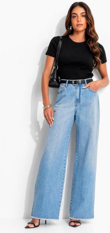 Calça Oversized Brixton Jj Azul