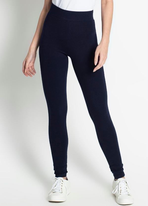 Imagem principal Legging Feminina Básica Cotton Azul Rovitex Rovitex