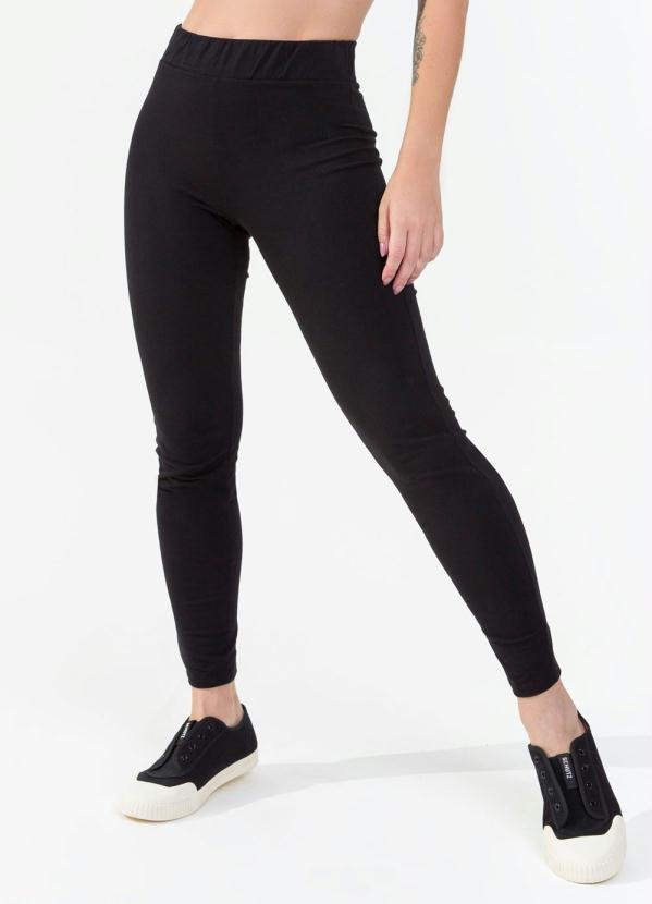 Imagem principal Legging Feminina Básica Cotton Preto Rovitex Rovitex