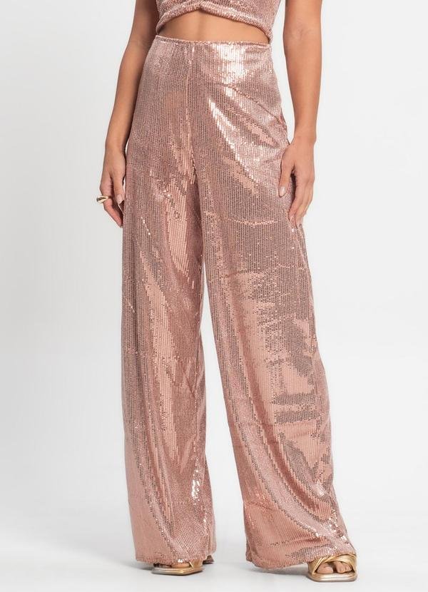 Imagem principal Calça de Paetê Feminina Rosa Endless Endless