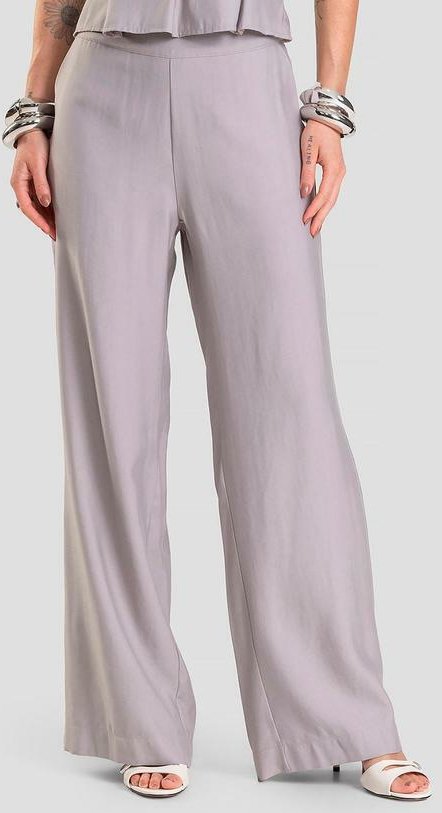 Imagem principal Calça Pantalona em Tecido Alfaiataria Cinza Dianna Dianna