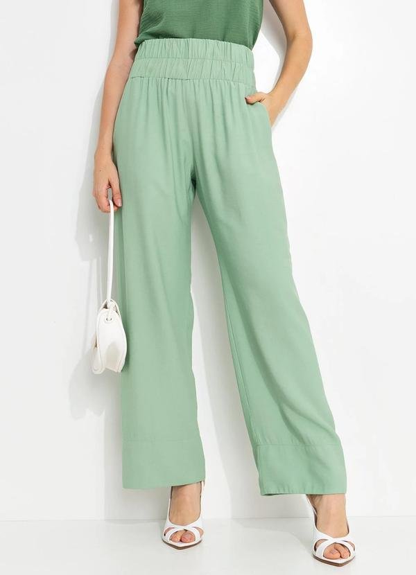 Imagem principal Calça Pantalona em ViscoseVerde You Premium You Premium