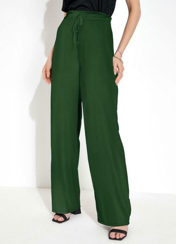 Imagem principal Calça Verde com Cordel para Amarrar Moda Pop Moda Pop