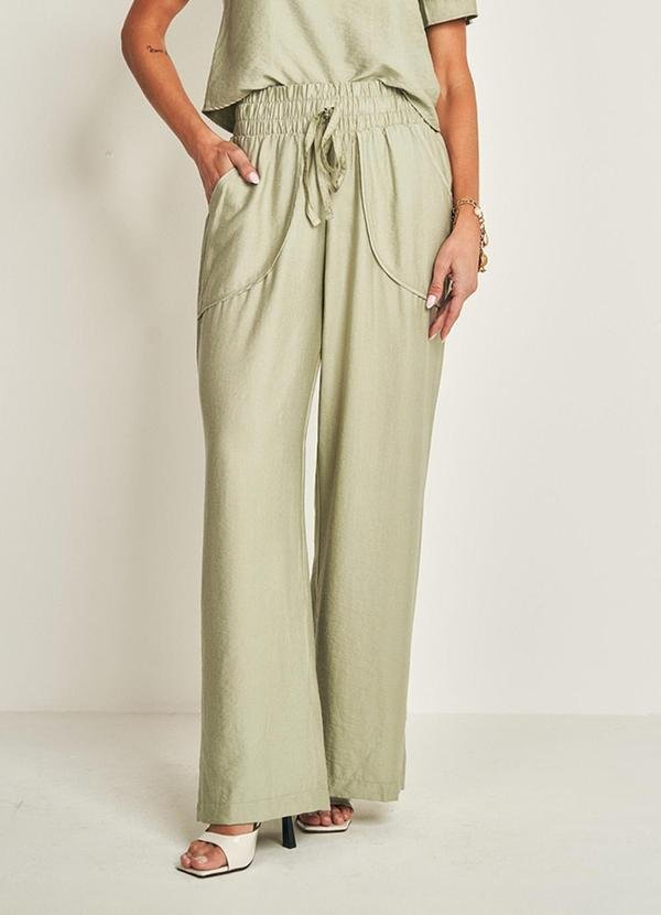 Imagem principal Calça Viscoflow com Cintura Alta Verde