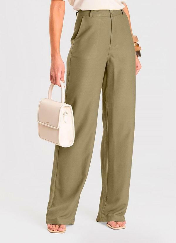 Imagem principal Calça Wide Leg Feminina Verde Dianna Dianna