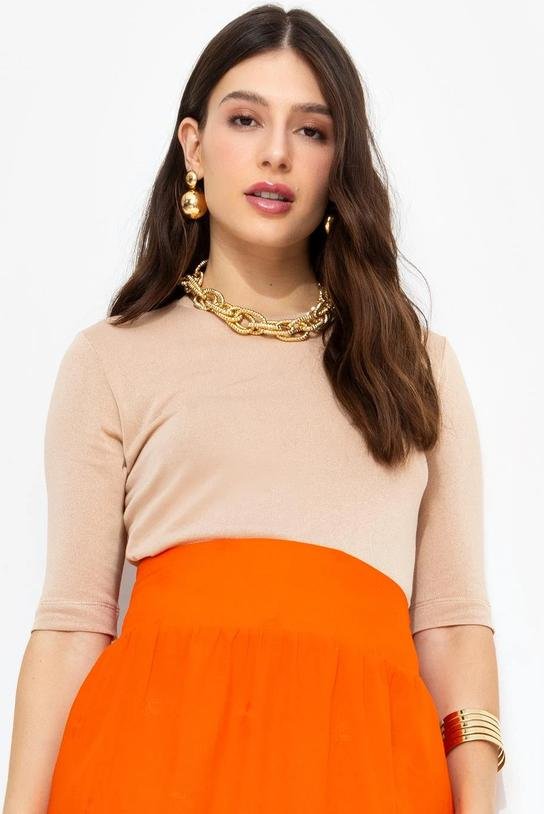 Imagem principal Blusa em Viscose Bege You Premium You Premium