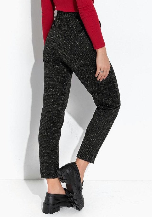 Imagem principal Calça Preto em Moletom com Fio Metalizado Moda Pop Moda Pop