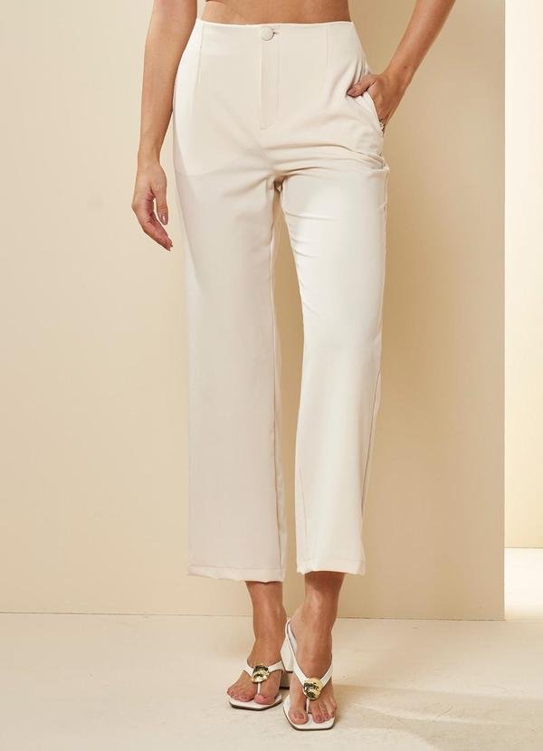 Calça Reta Branco