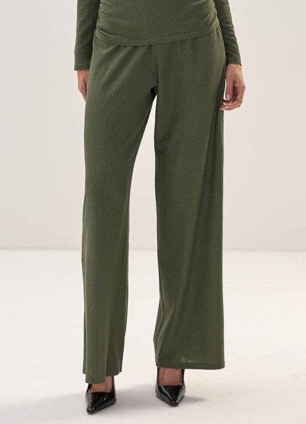 Imagem principal Calça Reta de Malha Verde Carlota Costa Carlota Costa