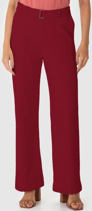 Imagem principal Calça Reta em Moletom Flanelado Vermelho Malwee Malwee