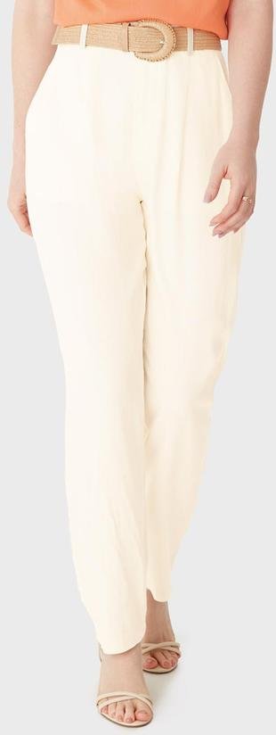 Imagem principal Calça Reta em Viscolinho Off White Malwee Malwee