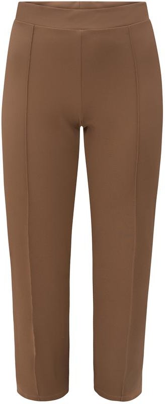 Imagem principal Calça Reta Plus Size Diagonal Marrom Lunender Mais Mulher Lunender Mais Mulher