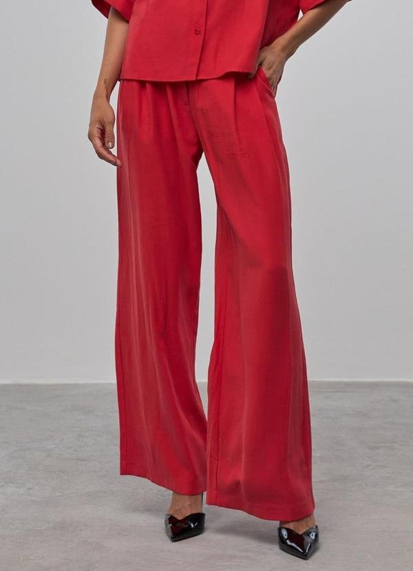 Imagem principal Calça Reta Vermelho Carlota Costa Carlota Costa