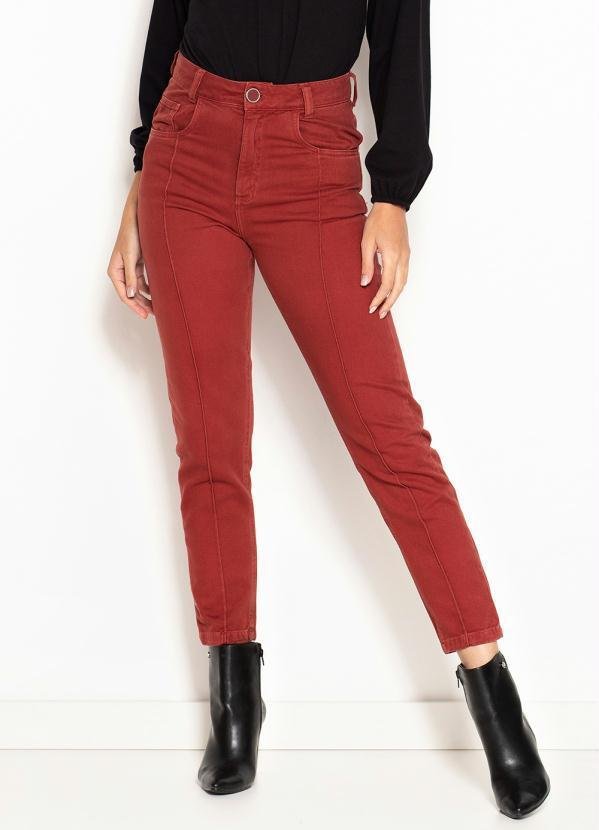 Imagem principal Calça de Sarja Vinco Color Vermelho Maria Filó Maria Filó