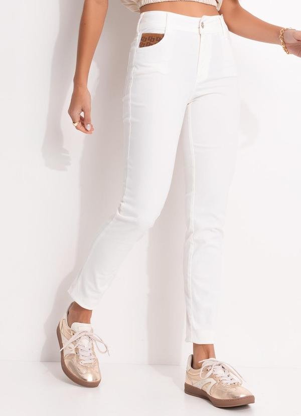 Calça Sarja Bia Off White