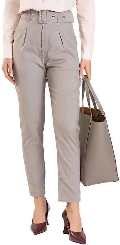 Imagem principal Calça Cenoura Feminina com Cinto Bege Dianna Dianna