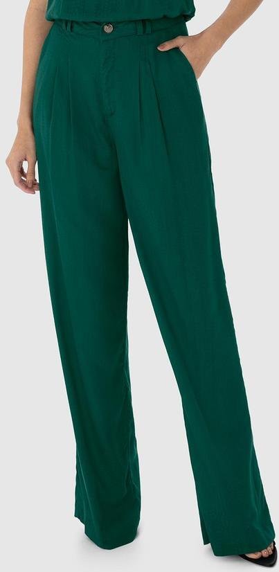 Imagem principal Calça Verde Esmeralda Alfaiataria com Pregas Enfim Enfim