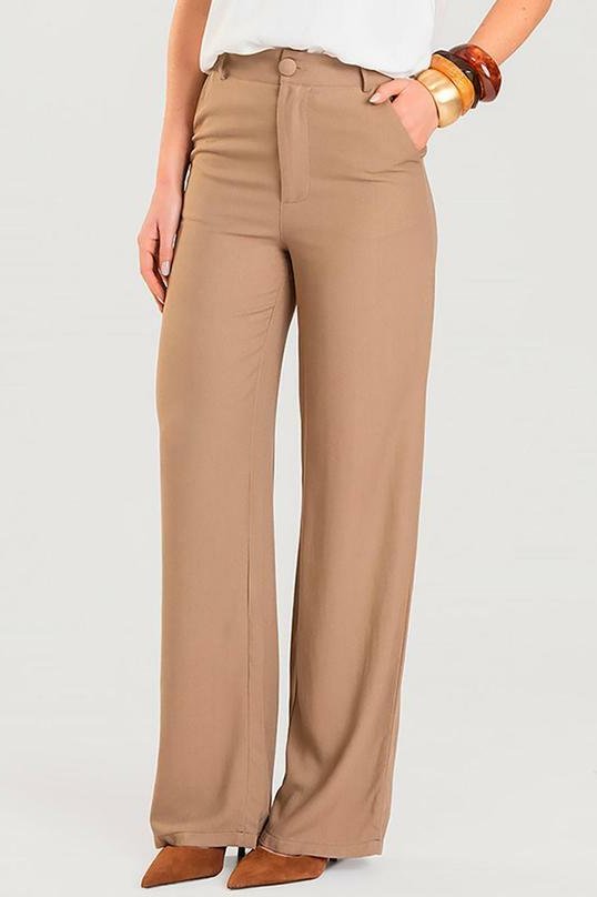 Imagem principal Calça Wide Leg Feminina Marrom Select Select