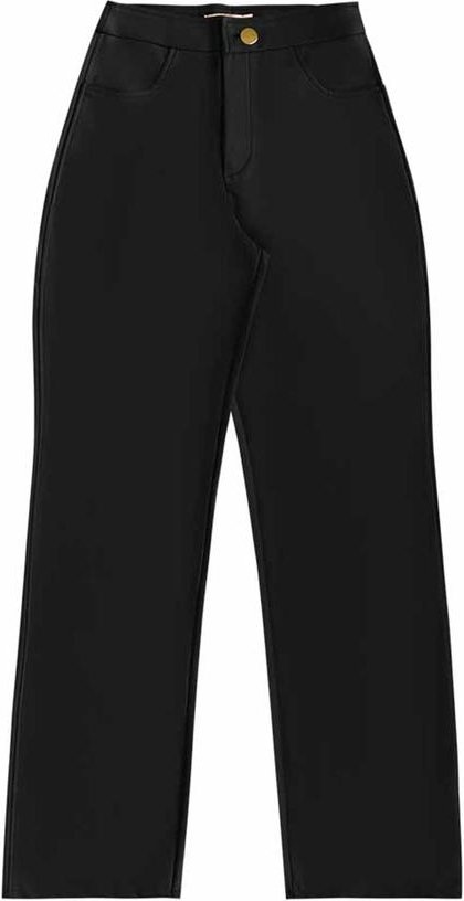 Calça Wide Leg Pu Preto