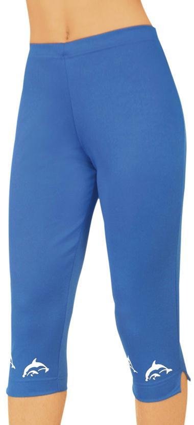 Imagem principal Calça Corsário em Helanca Azul Moda Pop Moda Pop