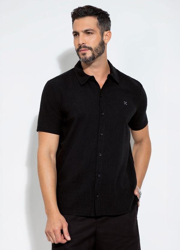 Imagem principal Camisa em Algodão Preto Exco Exco