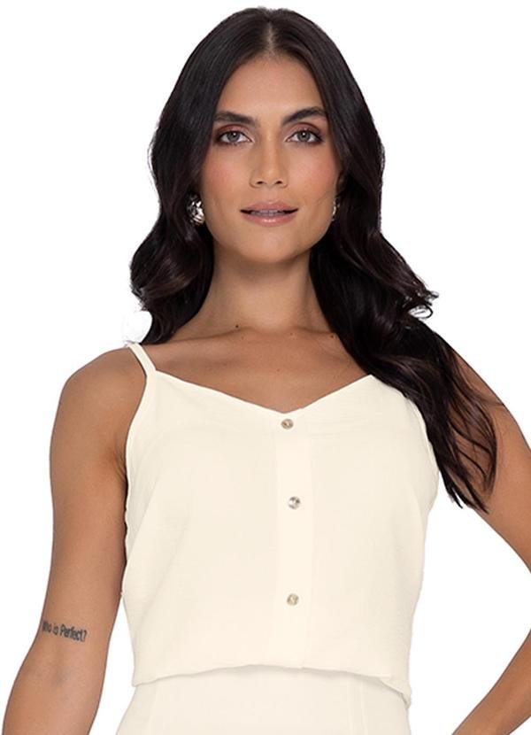 Imagem principal Camisa Feminina com Botões em Air Flow Bege Rovitex Rovitex
