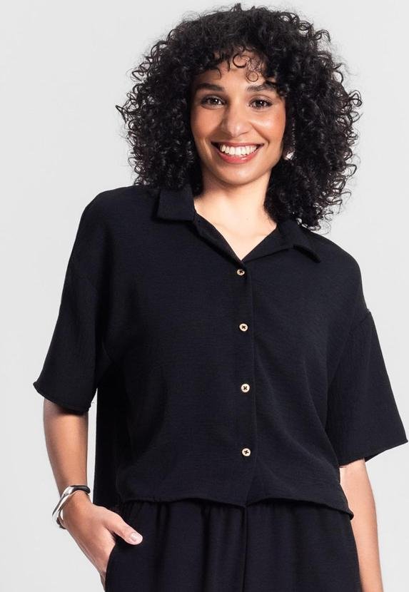 Imagem principal Camisa Feminina em Air Flow Preto Rovitex Rovitex