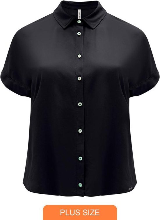 Imagem principal Camisa Manga Curta Lisa Tecido Plano Preto Lunender Mais Mulher Lunender Mais Mulher