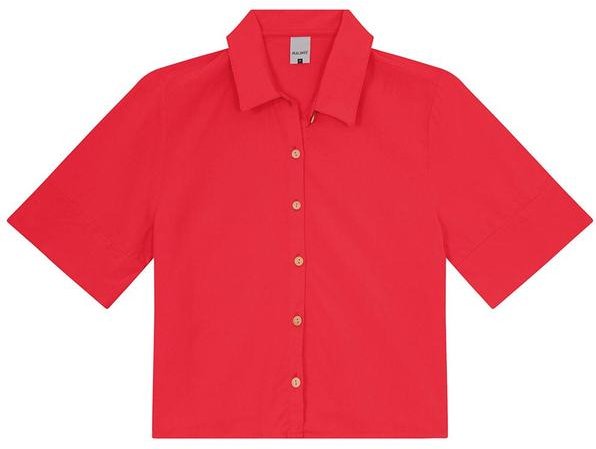 Imagem principal Camisa Vermelha Feminina Box em Viscose Malwee Malwee