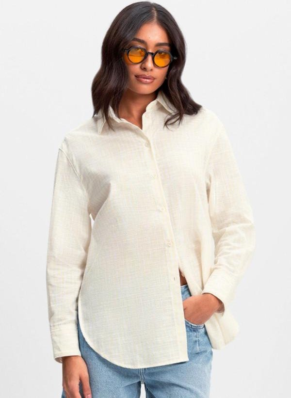 Imagem principal Camisa Feminina com Botões Amarelo Essendi Essendi