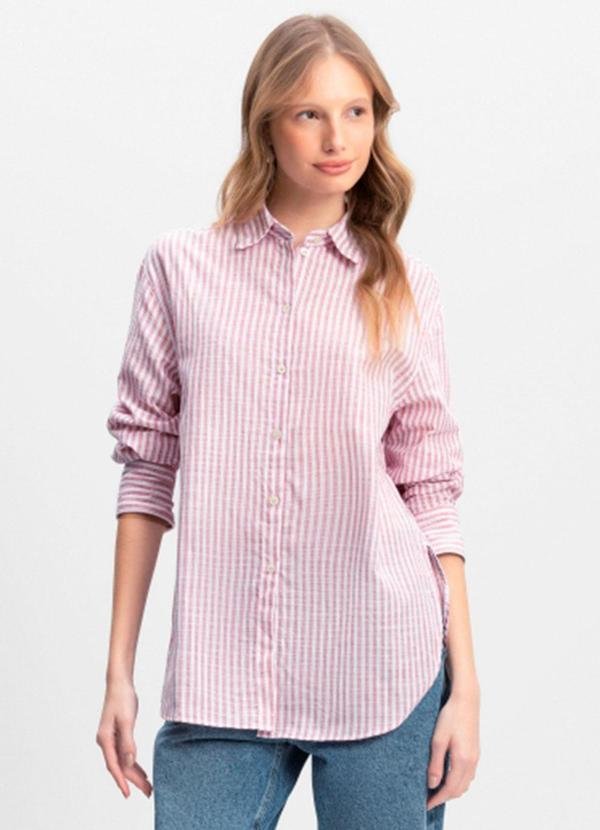 Imagem principal Camisa Feminina com Botões Rosa Essendi Essendi