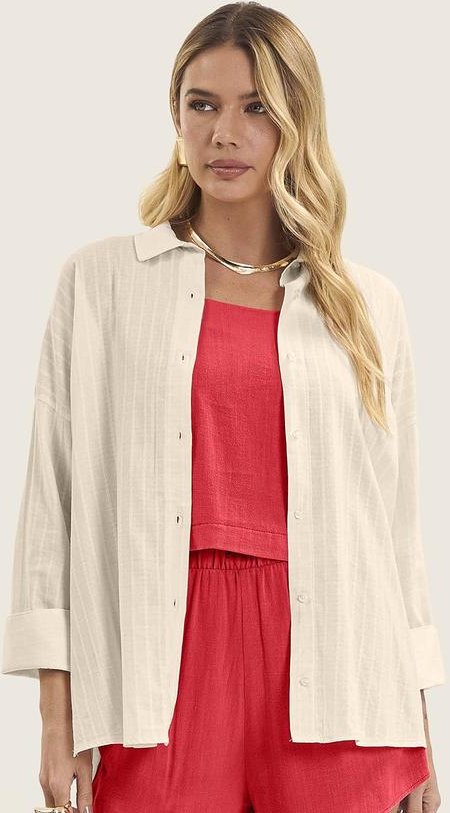 Imagem principal Camisa Feminina Manga Longa Bege Endless Endless