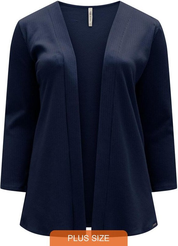 Imagem principal Cardigan Alongado Plus Size em Malha Crochê Azul Lunender Mais Mulher Lunender Mais Mulher