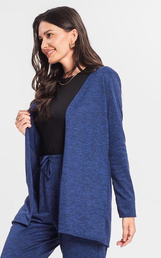 Imagem principal Cardigan Feminino Alongado Azul INFINITA COR INFINITA COR