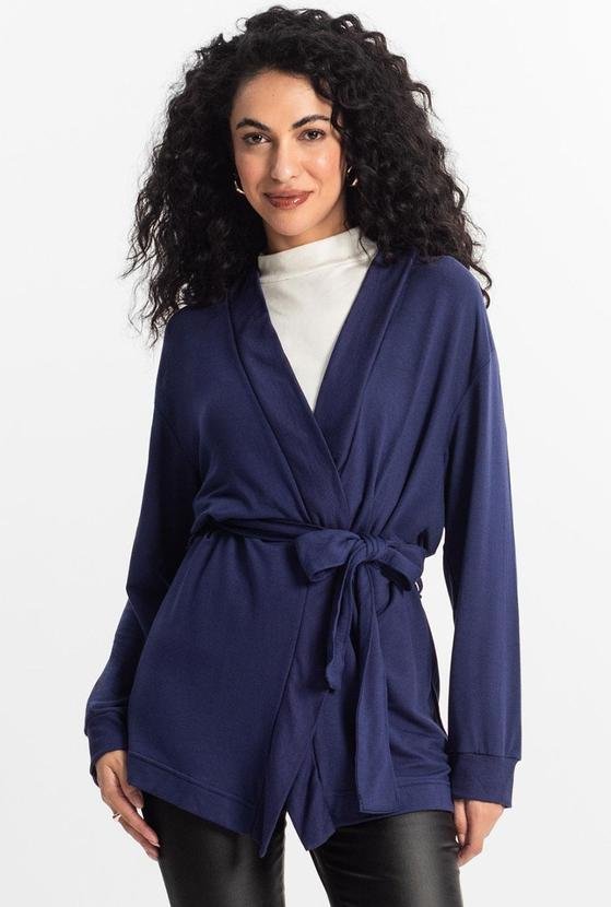 Imagem principal Cardigan Feminino Azul Rovitex Rovitex