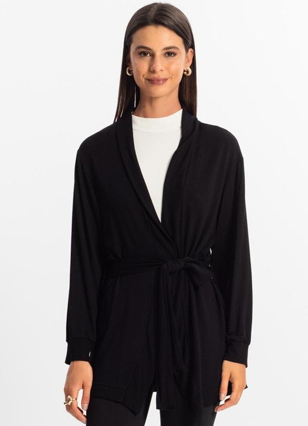Imagem principal Cardigan Feminino Preto Rovitex Rovitex