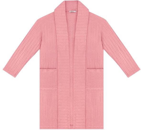 Imagem principal Cardigan Tricot Alongado Feminino Rosa Endless Endless
