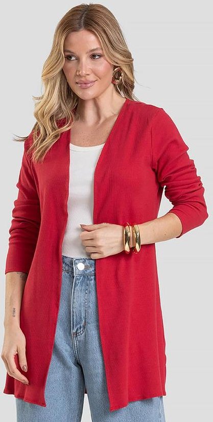 Imagem principal Cardigan Vermelho INFINITA COR INFINITA COR