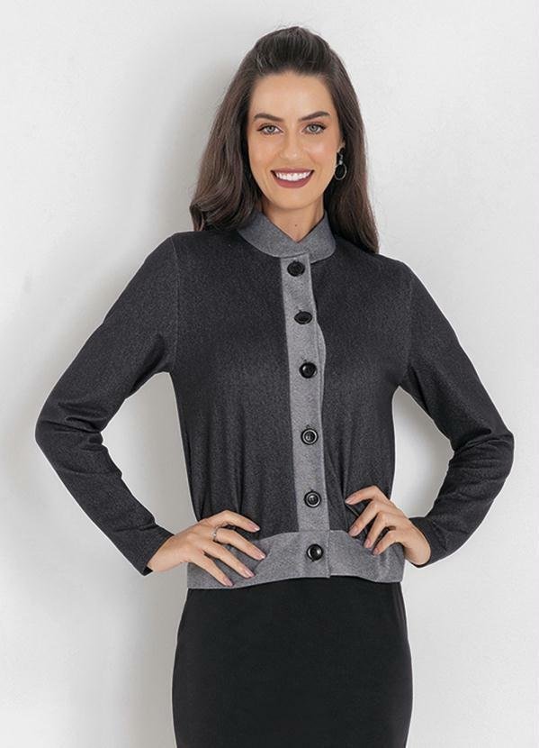 Imagem principal Casaco Preto com Botões Rosalie Rosalie