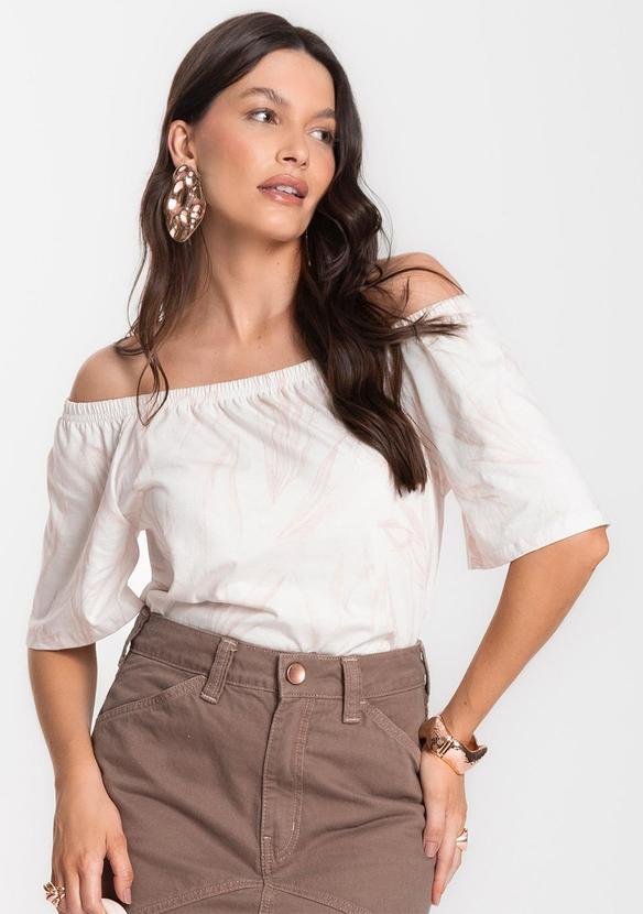 Imagem principal Blusa Feminina Ciganinha Rosa INFINITA COR INFINITA COR