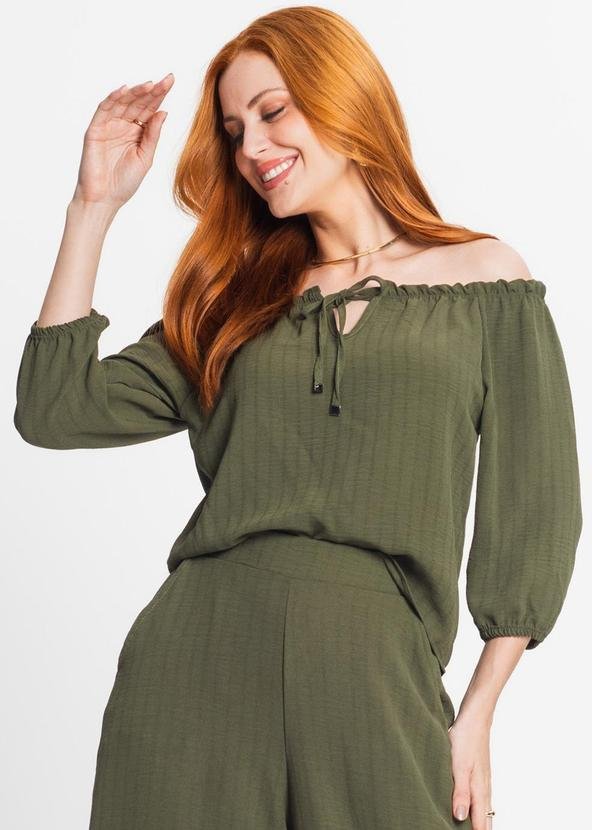 Imagem principal Blusa Feminina Ciganinha Verde Rovitex Rovitex