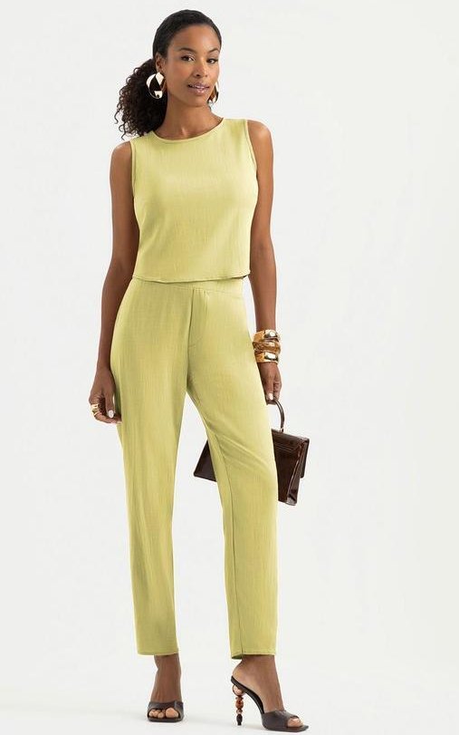 Imagem principal Conjunto em Viscose Caramelo Cativa Cativa