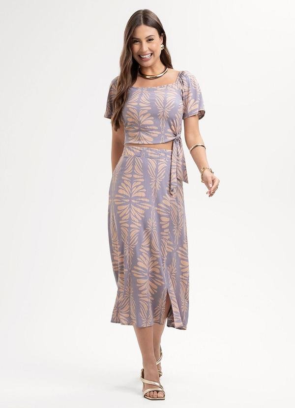 Imagem principal Conjunto em Viscose Roxo Habana Habana