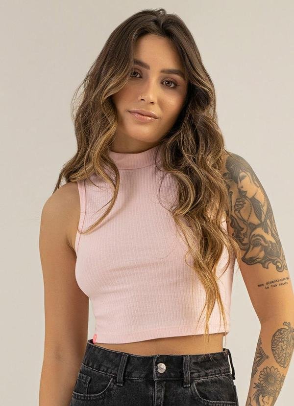 Imagem principal Cropped Gola Alta Adulto Rosa The Philippines The Philippines