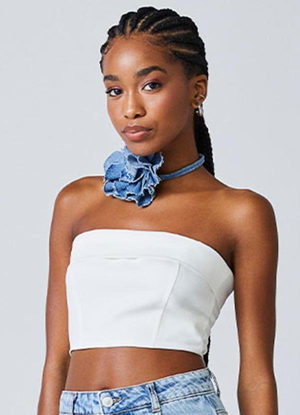 Imagem principal Top de Alfaiataria Off White Branco Authoria Authoria