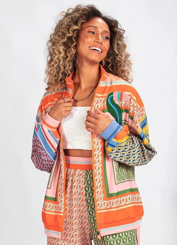 Bomber Poliflex Mania de Caju Mix Laranja