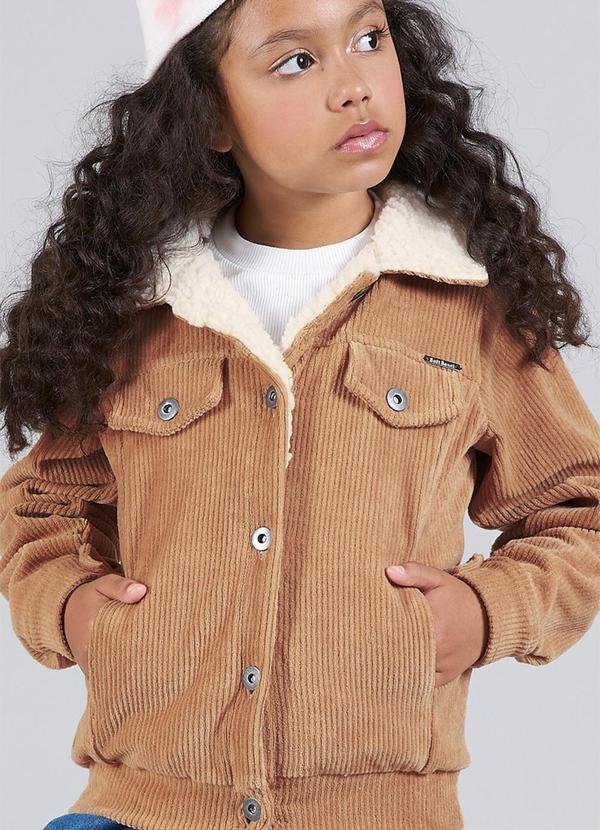 Imagem principal Jaqueta Infantil Menina Cotelê Bege Soft Bonni Soft Bonni