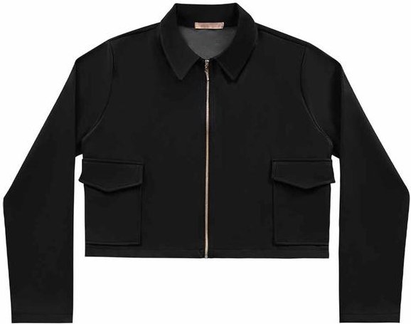 Jaqueta Pu Preto