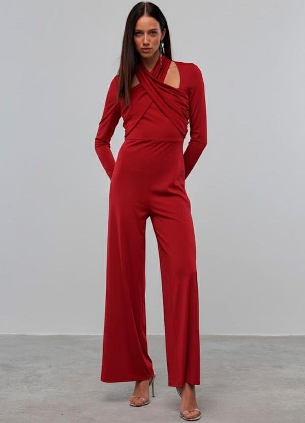 Macacao de Malha Vermelho