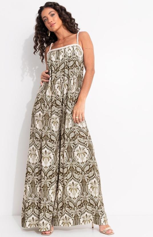 Macacão Serra Tropical Bege